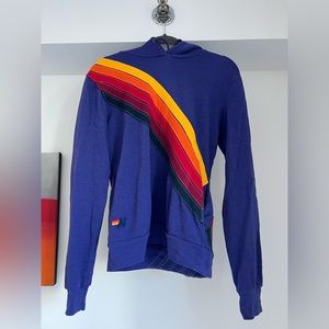 Aviator Nation rainbow hoodie